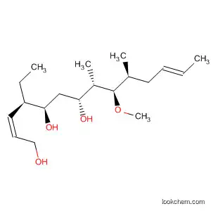 2,12-Tetradecadiene-1,5,7-triol, 4-ethyl-9-methoxy-8,10-dimethyl-,
(2Z,4R,5R,7R,8S,9R,10S,12E)-