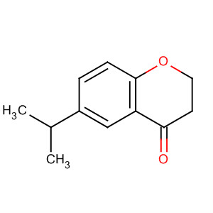 Molecular Structure of 198341-11-6 (4H-1-Benzopyran-4-one, 2,3-dihydro-6-(1-methylethyl)-)