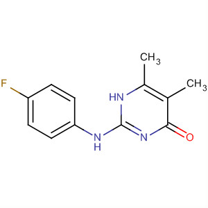 4-hydroxy-2-(4-fluoroanilino)-5,6-dimethylpyrimidine