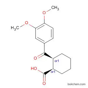 Molecular Structure of 210467-65-5 (CIS-2-(3,4-DIMETHOXYBENZOYL)CYCLOHEXANE-1-CARBOXYLIC ACID)