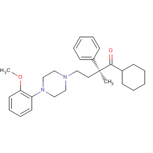 1-Butanone,  1-cyclohexyl-4-[4-(2-methoxyphenyl)-1-piperazinyl]-2-methyl-2-phenyl-,  (2S)-