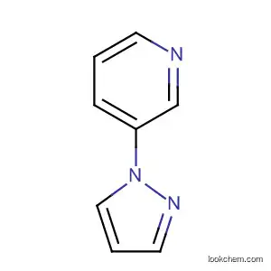 Molecular Structure of 25700-12-3 (Pyridine, 3-(1H-pyrazol-1-yl)-)