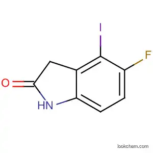 Molecular Structure of 275386-75-9 (1,3-dihydro-5-fluoro-4-iodo-2H-indol-2-one)