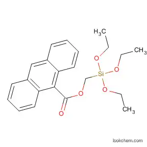Molecular Structure of 313482-99-4 ((Triethoxysilyl)Methyl anthracene-9-carboxylate)