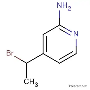Molecular Structure of 416852-13-6 (2-Pyridinamine,4-(1-bromoethyl)-(9CI))