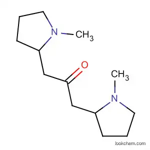 Molecular Structure of 46727-05-3 (2-Propanone, 1,3-bis(1-methyl-2-pyrrolidinyl)-)