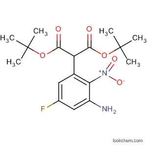 Propanedioic acid, (3-amino-5-fluoro-2-nitrophenyl)-,
bis(1,1-dimethylethyl) ester