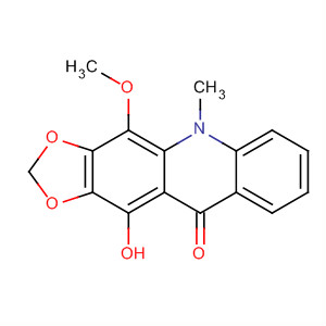 1,3-Dioxolo[4,5-b]acridin-10(5H)-one, 11-hydroxy-4-methoxy-5-methyl-