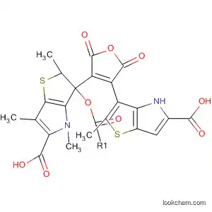 4H-Thieno[3,2-b]pyrrole-5-carboxylic acid,
3,3'-(2,5-dihydro-2,5-dioxo-3,4-furandiyl)bis[2-methyl-, dimethyl ester