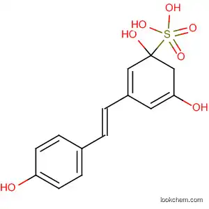 Molecular Structure of 553662-69-4 (trans Resveratrol 3-Sulfate)