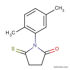 Molecular Structure of 634151-19-2 (2-Pyrrolidinone,  1-(2,5-dimethylphenyl)-5-thioxo-,  (1S)-  (9CI))