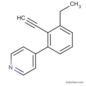 피리딘, 4-(3-에틸-2-에티닐페닐)-(9CI)