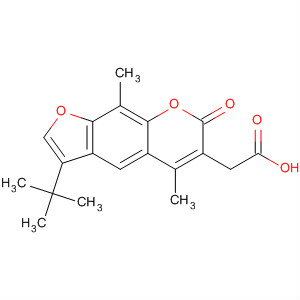 (3-tert-Butyl-5,9-dimethyl-7-oxo-7H-furo[3,2-g]-chromen-6-yl)acetic acid