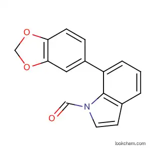Molecular Structure of 665034-27-5 (1H-Indole-1-carboxaldehyde, 7-(1,3-benzodioxol-5-yl)-)