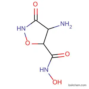 Molecular Structure of 66619-96-3 (5-Isoxazolidinecarboxamide,4-amino-N-hydroxy-3-oxo-(9CI))
