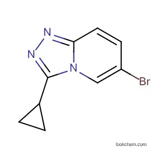 Molecular Structure of 668990-80-5 (6-Bromo-3-cyclopropyl-[1,2,4]triazolo[4,3-a]pyridine)