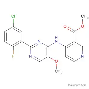 Methyl 4-{[2-(5-chloro-2-fluorophenyl)-5-methoxypyrimidin-4-yl]amino}nicotinate