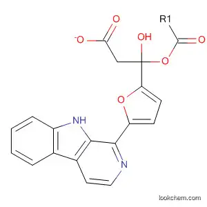 2-Furanmethanol, 5-(9H-pyrido[3,4-b]indol-1-yl)-, acetate (ester)