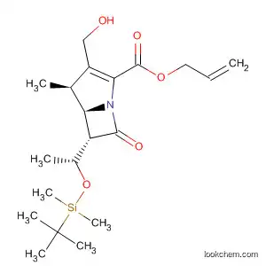 1-Azabicyclo[3.2.0]hept-2-ene-2-carboxylic acid,
6-[(1R)-1-[[(1,1-dimethylethyl)dimethylsilyl]oxy]ethyl]-3-(hydroxymethyl)-4
-methyl-7-oxo-, 2-propenyl ester, (4S,5R,6S)-
