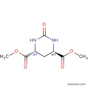 4,6-Pyrimidinedicarboxylic acid, hexahydro-2-oxo-, dimethyl ester,
(4R,6R)-rel-
