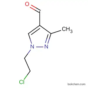 1-(2-chloroethyl)-3-methyl-1H-pyrazole-4-carbaldehyde