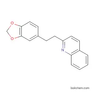Molecular Structure of 124902-95-0 (Quinoline, 2-[2-(1,3-benzodioxol-5-yl)ethyl]-)