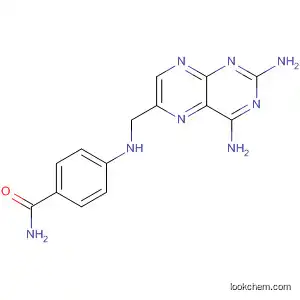 Molecular Structure of 136265-94-6 (Benzamide, 4-[[(2,4-diamino-6-pteridinyl)methyl]amino]-)