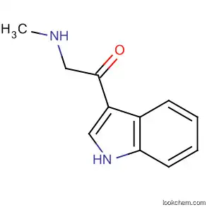 Molecular Structure of 15879-28-4 (Ethanone, 1-(1H-indol-3-yl)-2-(methylamino)-)