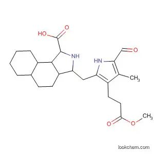 2H-Benz[e]isoindole-1-carboxylic acid,
3-[[5-formyl-3-(3-methoxy-3-oxopropyl)-4-methyl-1H-pyrrol-2-yl]methyl]-4
,5-dihydro-