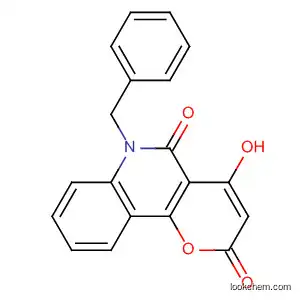 Molecular Structure of 161185-26-8 (6-BENZYL-4-HYDROXY-2H-PYRANO[3,2-C]QUINOLINE-2,5(6H)-DIONE)