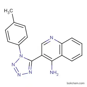 3-[1-(4-methylphenyl)-1H-tetraazol-5-yl]-4-quinolinylamine