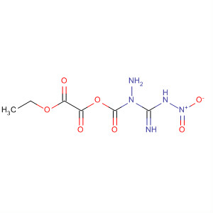Molecular Structure of 161535-12-2 (Ethanedioic acid, monoethyl ester,
2-[imino(nitroamino)methyl]hydrazide)