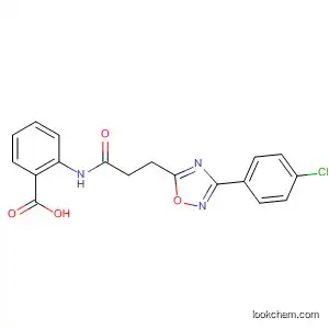 2-({3-[3-(4-chlorophenyl)-1,2,4-oxadiazol-5-yl]propanoyl}amino)benzoic acid