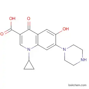 Molecular Structure of 226903-07-7 (6-Hydroxy-6-defluoro Ciprofloxacin)