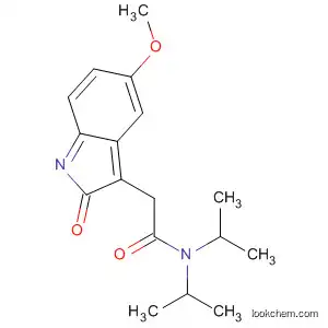 Molecular Structure of 2426-22-4 (1H-Indole-3-acetamide, 5-methoxy-N,N-bis(1-methylethyl)-a-oxo-)