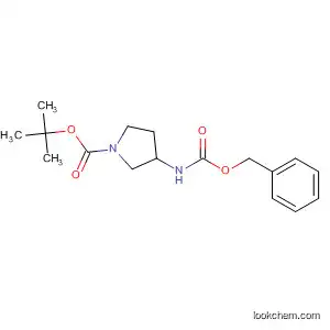 Molecular Structure of 247569-07-9 ((S)-3-CBZ-AMINO-1-BOC-PYRROLIDINE)