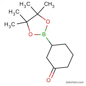Molecular Structure of 302577-72-6 (3-(TetraMethyl-1,3,2-dioxaborolan-2-yl)cyclohexan-1-one)