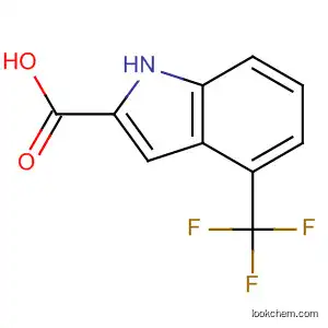 Molecular Structure of 317-59-9 (4-(trifluoroMethyl)-1h-indole-2-carboxylic acid)