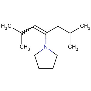 Pyrrolidine, 1-[3-methyl-1-(2-methylpropyl)-1-butenyl]-