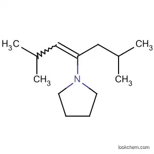 Molecular Structure of 3494-04-0 (1-(1-Isobutyl-3-methyl-1-butenyl)pyrrolidine)