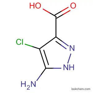 Molecular Structure of 351990-69-7 (3-amino-4-chloro-1H-pyrazole-5-carboxylic acid(SALTDATA: FREE))