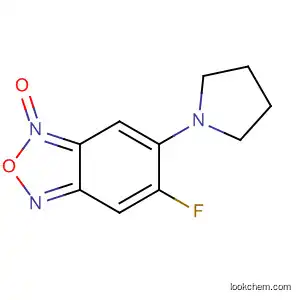 Molecular Structure of 489417-54-1 (2,1,3-Benzoxadiazole, 5-fluoro-6-(1-pyrrolidinyl)-, 1-oxide)
