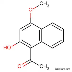 Molecular Structure of 5891-63-4 (1-Acetyl-4-methoxy-2-naphthol)