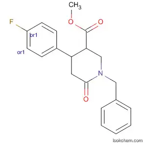 트랜스 1-벤질-4-(4-플루오로페닐)-6-옥소피페리딘-3-카르복실산 메틸 에스테르