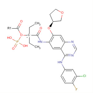 P-[2-[[4-[(3-Chloro-4-fluorophenyl)amino]-7-[[(3S)-tetrahydro-3-furanyl]oxy]-6-quinazolinyl]amino]-2-oxoethyl]phosphonicaciddiethylester