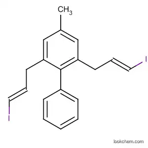 Molecular Structure of 801292-41-1 (1,1'-Biphenyl, 2,6-bis[(2E)-3-iodo-2-propenyl]-4-methyl-)