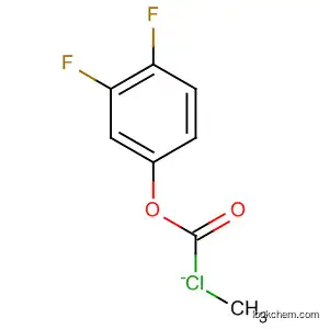 Molecular Structure of 841258-01-3 (Carbonochloridic acid, 3,4-difluorophenyl ester)