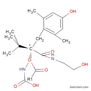 Molecular Structure of 848086-39-5 (Carbamic acid,
[(1S)-1-[(4-hydroxy-2,6-dimethylphenyl)methyl]-2-[(2-hydroxyethyl)amino
]-2-oxoethyl]-, 1,1-dimethylethyl ester)