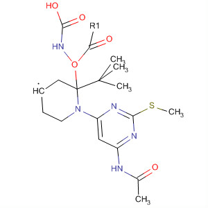 Carbamic acid,
[1-[6-(acetylamino)-2-(methylthio)-4-pyrimidinyl]-4-piperidinyl]-,
1,1-dimethylethyl ester