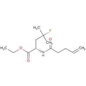L-Leucine, 4-fluoro-N-(1-oxo-4-penten-1-yl)-, ethyl ester